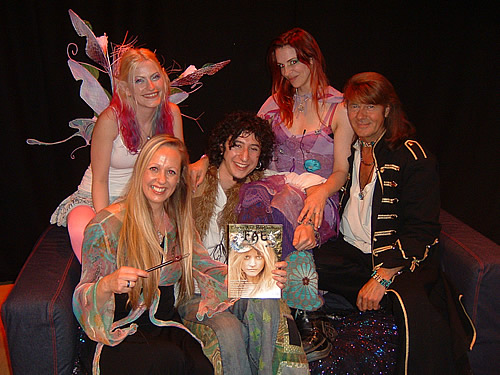 Kim Cooper, Flavia-Kate Peters, Oli Le Fay and Felicity Fyr Le Fay with Nick Ashron